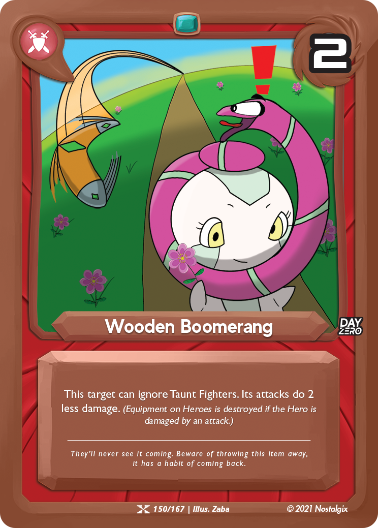 Wooden Boomerang Image