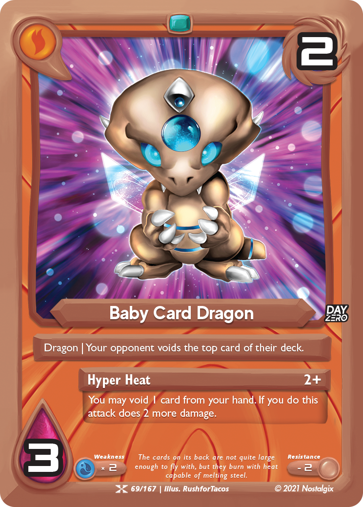 Baby Card Dragon